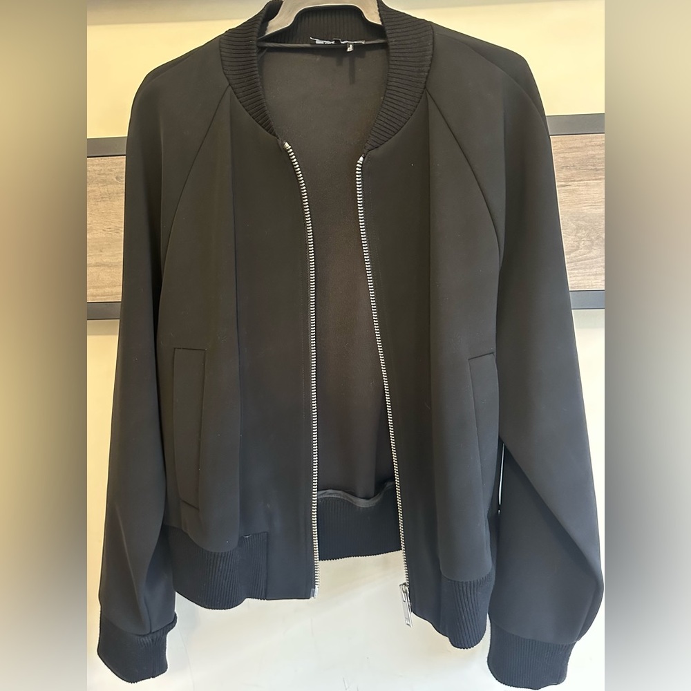 DKNY Black Bomber Jacket
